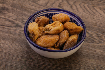 Dry sweet fig fruit heap