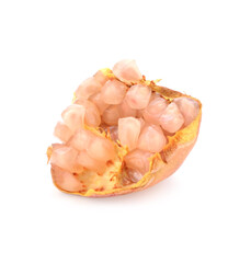 Pomegranate on a white background
