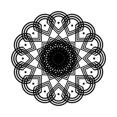 Design monochrome decorative element