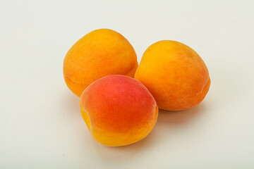 Fresh ripe sweet few apricots