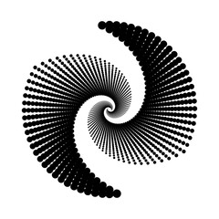 Design spiral dots backdrop