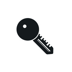 key isolated on white