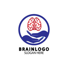  Brain logo designs concept vector, Health Brain Pulse logo, Brain care  logo template vector