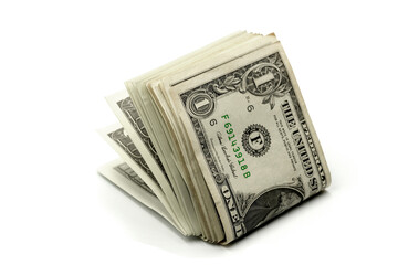 stack of dollars