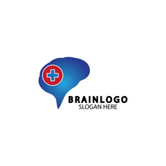  Brain logo designs concept vector, Health Brain Pulse logo, Brain care  logo template vector