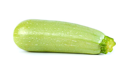 Squash vegetable marrow zucchini isolated on white background