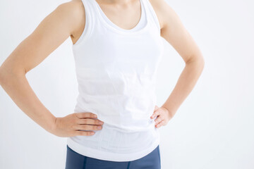スポーツウェアを着た女性
