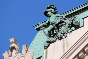 Obraz premium baroque building (Regierungsgebäude) in vienna (austria)