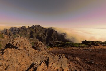 Pico do Arierio at the Island Madeira, Portugal, Europe