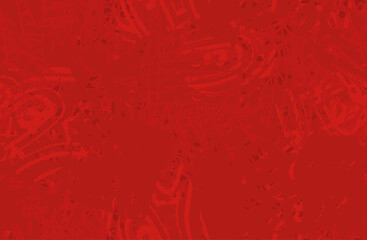 Grunge red seamless. An abstract texture. Template for printing on fabric, Wallpaper. Chaotic repeating pattern. Pop art background