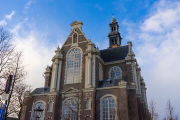 Fototapeta na wymiar The Western Church, in Dutch 