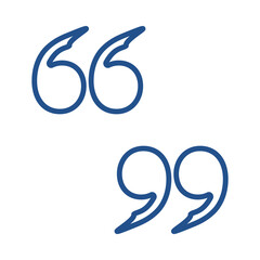 quote mark icon design,flat style trendy collection