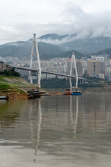 Fototapeta premium Badong Bridge, Yangtze River