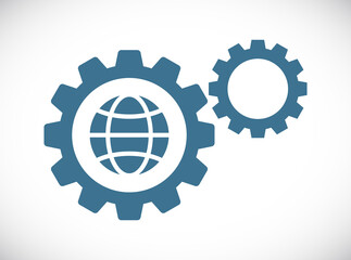 gears teamwork wirh earth