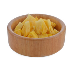 Fresh pineapple on white. This file is cleaned, retouched, contains clipping path and is ready to use.