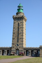 Fototapeta premium Phare du cap Fréhel dans les Côtes-d'Armor en Bretagne