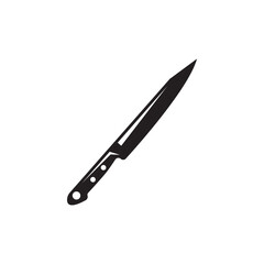 Knife icon. Vector logo illustration