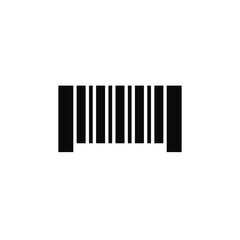 Barcode Icon Vector Logo Template