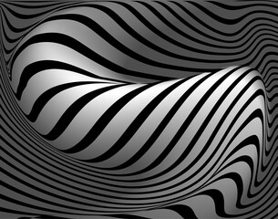 The moving black background image such as the turbulent water wave