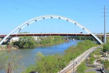 bridge over the river