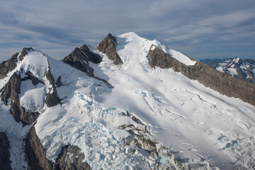 Fototapeta na wymiar Franz Josef Gletscher / Mount Cook / Neuseeland / Franz Josef Glacier New Zealand