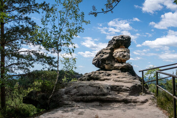 Elbsandsteingebirge in Sachsen (Sächsische Schweiz)