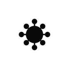 Corona Virus Icon/Covid-19 Icon Templete Illustrator