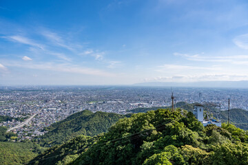 岐阜城天守閣からの眺望