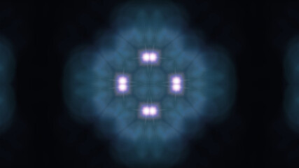 Beautiful designer drawing illustration with rays and black background.