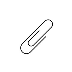 paper clip Icon Vector Logo Template