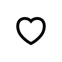 heart icon template illustration logo