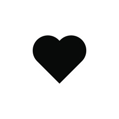 heart icon template illustration logo