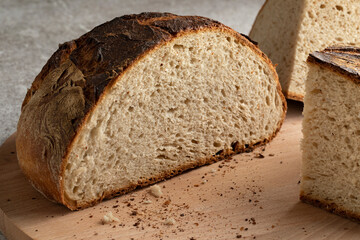 Fresh baked German farmers bread