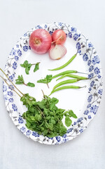 Benefits of green veggies | summer diet special | green and healthy salad on designed plate