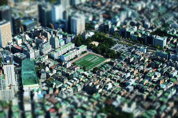 Obraz premium It is scenery of Seoul, capital city of Korea. 