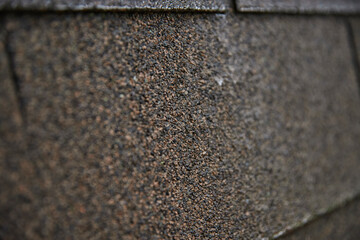 Sandpaper or gravel texture on roof tile