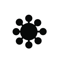 Virus icon Vector Illustration template.