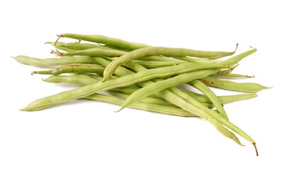 Beans (Phaseolus vulgaris), isolated on a white background
