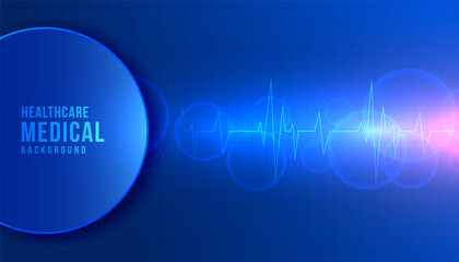 medical science and healthacare background with text space