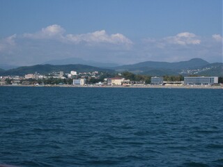 view of the sea from the sea