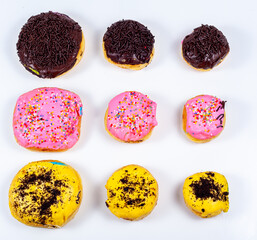 Three kind of Donuts Size