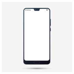 Phone mockup template. Smart phone mockup. Mobile phone screen, display vector