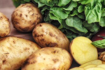 Salat mit Kartoffeln