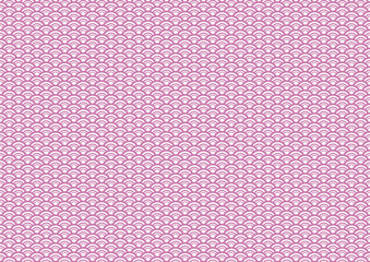 青海波の紫系和柄パターン　線幅の変化する小さ目の模様