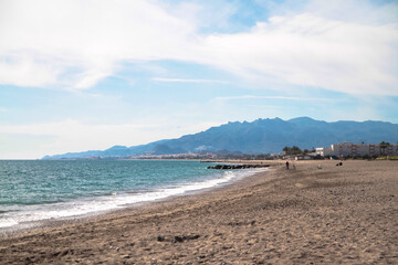 Fototapeta na wymiar Beach on Vera, Andalucia, Spain