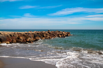 Fototapeta na wymiar Beach on Vera, Andalucia, Spain