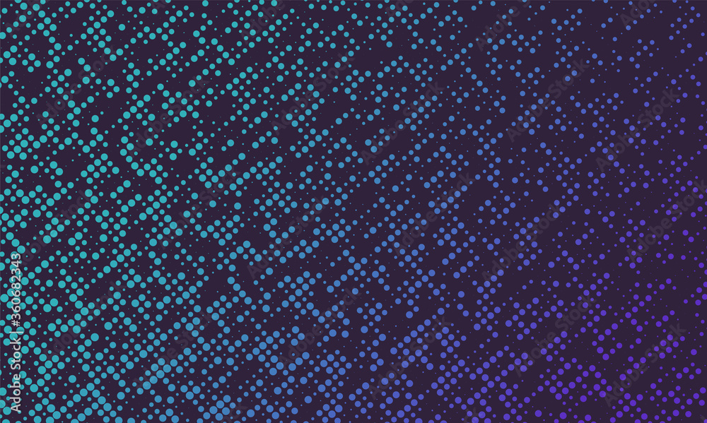 Poster Abstract vector background. Halftone gradient gradation. Vibrant texture.