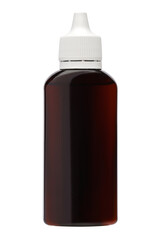 Medicine bottle syrup isolated on white backgroundf with clipping path