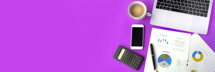 Business office desk top