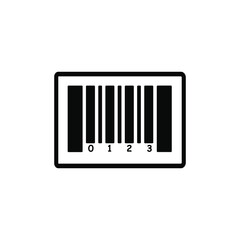 Barcode Icon Vector Logo Template